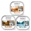 6x300g Wolf of Wilderness Adult lot mixte : sanglier, poulet, poisson Nourriture humide pour chien