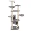 zooplus Basics Arbre à chat XL 55x55x171cm, gris