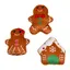TIAKI Set de jouets pour chats Famille pain d'épice 3 pièces
