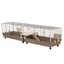 Cage TIAKI XXL pour lapin - L 240 x l 58 x H 52 cm