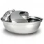 Fontaine à eau Raindrop en inox 1,75L pour chat et petit chien