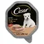Barquettes Cesar pour chien 8, 14, 24 x 150 ou 24 x 100 g : 15 % de remise ! - Junior Schale dinde,veau (14 x 150 g)