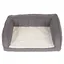 Canapé orthopédique gris pour chien - taille XL : L 140 x l 80 x H 32 cm