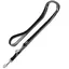 Laisse Hunter en néoprène noir/gris L 200 x l 2 cm (réglable) - pour chien