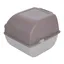 Roll'n clean Omega Paw Maison de toilette auto-nettoyante - Couleur  taupe/gris