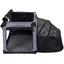 Niche pliable Pet Home - taille M : L 50,5 x P 76 x H 48 cm - gris, pour chien et chat