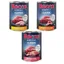 Lot Rocco Classic 12 x 400 g pour chien - lot mixte à la volaille : bœuf et poulet, bœuf et cœurs de volaille, bœuf et dinde