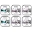 Wolf of Wilderness JUNIOR Duo de protéines 6 / 24 barquettes de 150 g pour chiot - 6 x 150 g : 4 x canard et veau, 2 x poulet, saumon