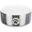 Gamelle Trixie en céramique, motif de patte pour chien et chat - capacité : 300 mL - 12 cm de diamètre