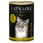 Cat's Love 6 x 400 g pour chat - veau, dinde