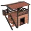 Maisonnette L 77 x l 56,4 x H 72,4 cm - pour chat et petit chien