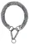 Collier Étrangleur, 3 Rangs, Sécurité, Chromé, 45 Cm/2,5 Mm  - Mon Animalerie