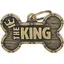 Médaille à graver Bronx os XXL the King doré