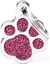 Médaille à graver Shine patte rose