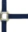 EQUITHEME Licol Nylon marine - 2 tailles disponibles