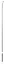 Cravache de dressage Whip & Go noir / argenté 110cm
