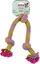 Jouet corde 3 noeuds colorés 48cm