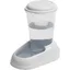 Ferplast Distributeur d'eau pour chats et chiens NADIR Abreuvoir 3 litres pour animaux, chiens de taille petite et moyenne, réservoir transparent avec couvercle, base anti-dérapante, 29,2 x 20,2 x h 28,8 cm Blanc