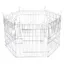 Cage pour lapins 6 panneaux 66,5x58 cm zingué