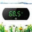 Thermomètre dAquarium Thermomètre Numérique de Haute Précision Celsius/Fahrenheit Thermomètre à Eau Sans Fil LED