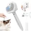 Brosse Chat - Brosse Chat Vapeur - Efficace pour Poils Long et Court, Stérilisation par lumière ultraviolette-blanc