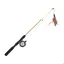 Jouet pour chat 75x23cm jouet pour chat forme de canne à pêche cordon rétractable jouet favorisant linteraction homme-animal