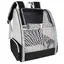 Sac de Transport Chiens et Chats, Sac à Dos en Maille pour Animaux Pliable Spacieux et Respirant, Panier Stable et