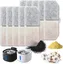 12 Pcs Filtre Fontaine Eau Chat pour Fontaine à Eau,Remplacement Filtre de Chien,Filtre Fontaine à Eau Pour Chat,Fontaine à Fleur