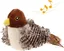 Jouets interactifs pour chats d'intérieur avec son d'oiseau électronique, peluches et plumes pour stimuler l'ennui