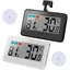 Thermomètre hygromètre magnétique - MICH - 2 pièces - Digital - Plage de température -20°C à +60°C - Précision ±1°C