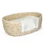 Panier pour chien et chat en osier et coussin Duvoplus - 58x34x21 cm