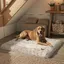 Panier pour Chien 2XL- BingoPaw - 120x90x12cm Coussin Chien Dehoussable Imperméable Housse Lavable avec Fond Antidérapant