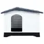 Meilleures Abris - Cage - Niche pour chien Gris 90,5x68x66 cm Polypropylène SSD2179363