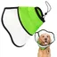 Collerette pour Chien Anti-Morsure Protection Cône Collerettes pour Chien Chat de Chiot Protecteur de Cône de Cou Réglable(L)