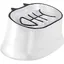 Y YHY Gamelle pour Chat à Alimentation Lente, Bol surélevé de 17,5 cm, Conception en Pente, Gamelle pour Chien à Alimentation Lente sans Menton Noir, Mangeoire Lente en arête de Poisson pour Aliments Humides et Secs, Blanc