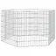 Meilleures Poulailler-Enclos-Cage pour animaux - en liberté 6 panneaux 54x60cm fer galvanisé SSD9271935