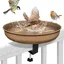 Abreuvoir Oiseaux Exterieur Mangeoire Oiseaux Exterieur Bains pour Oiseaux Sauvages Bain Oiseaux Exterieur Balcon Baignoire