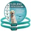 Collier Anti Puces 2 pcs Sécurité imperméable réglable longueur 65cm protection 8 mois pour chiens Sûr et pratique à porter bleu