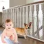 Filet de Protection pour Escaliers Filet de Protection Enfant Gardez Les Enfants et Les Animaux en Sécurité Blanc(3m x 79c Label