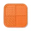 Tapis dalimentation lente - ULISEM - Ventouse - Antidérapant - Orange 20 cm