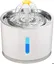 2,4 litres pour Chat et Chien Distributeur d'eau pour Animaux de Compagnie, Fontaine à Eau USB en Acier Inoxydable avec câble USB