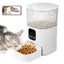 3L Distributeur Croquettes Chat Automatique, avec Caméra 1080P, Minuteur et Enregistrement Vocal, 2,4 G WiFi et Bluetooth