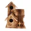 Nichoir à oiseaux Nichoir en bois petit jardin extérieur nichoir pour oiseaux fournitures pour animaux de jardin filet