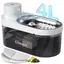 4L Fontaine Chat s Fil Fontaine à Eau pour Chat à Pile avec Détecteur de Mouvement - Batterie 5000mAh Distributeu FONTAINE A EAU