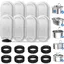 Filtres pour Fontaine à Eau AnimauxLot de 8 Cartouches Compatibles 3.2L avec Éponge FiltranteEntretien Facile pour Santé de Femeo