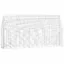 Argent Cage pour lapins - enclos dextérieur - Argenté 400x100x210 cm Acier galvanisé A2080