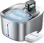 Fontaine À Eau Pour Chat 4L En Acier Inoxydable Avec Detecteur De Mouvement Distributeur Eau Chat Sans Fil À Pile Au Lithium