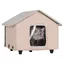 Maison Chat Surélevée Chauffante-VEVOR-Niche Chat Extérieur avec Coussin Chauffant-pour Rester au Chaud-Marron, M