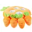 1ensemble de jouets de recherche de nourriture en forme de carotte pour lapin, tapis à renifler, jouet interactif pour lapin, jo