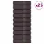 vidaXL Serviettes de douche 50 pcs anthracite 70x140 cm 100% coton, serviette, ensemble de serviettes de bain, serviette 136688.